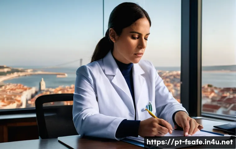 소방안전관리사 시험 중점 과목 분석 - **Prompt:** A focused Portuguese fire safety engineer, a woman in her late 30s with neatly tied-back...